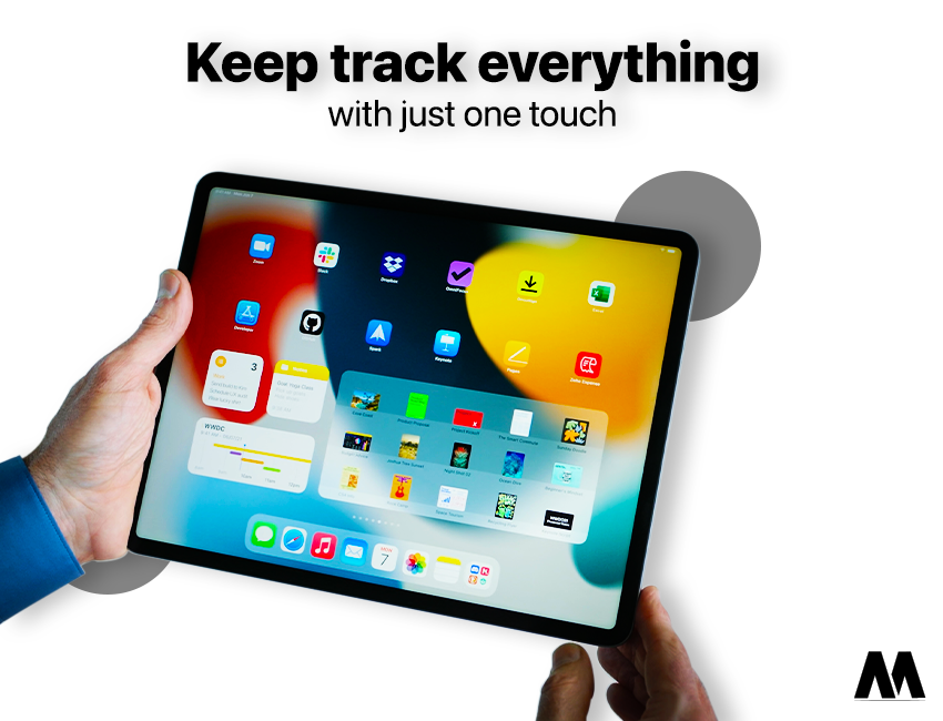 thao tác trên Đa nhiệm trên iPad Pro 2021 cực mượt mà