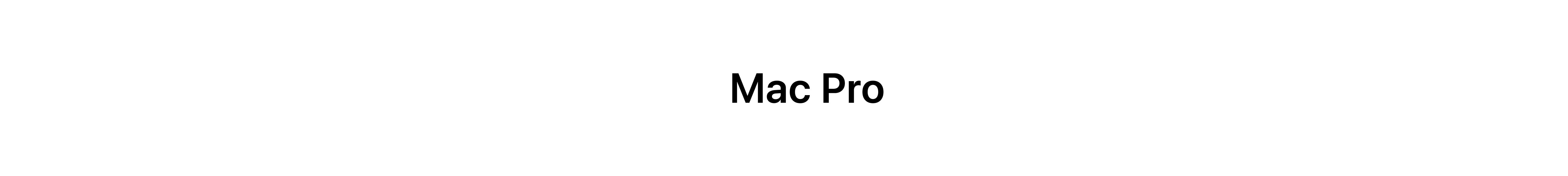 Mac Pro 