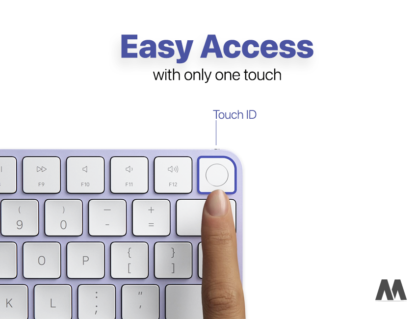 Touch ID đi kèm iMac 2021 sẽ chỉ hoạt động với máy Mac chạy chip M1