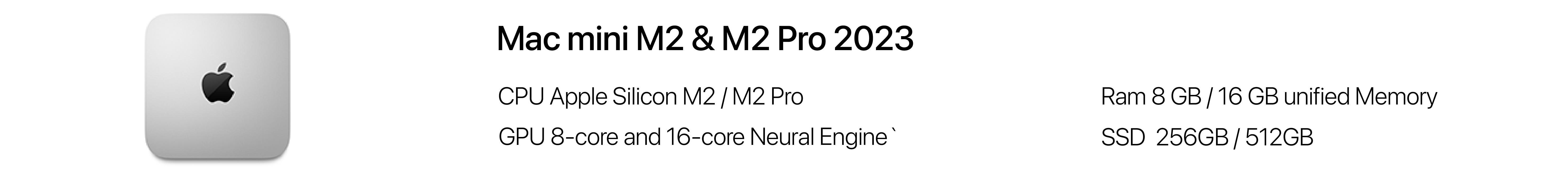 Mac mini M2 & M2 Pro 2023