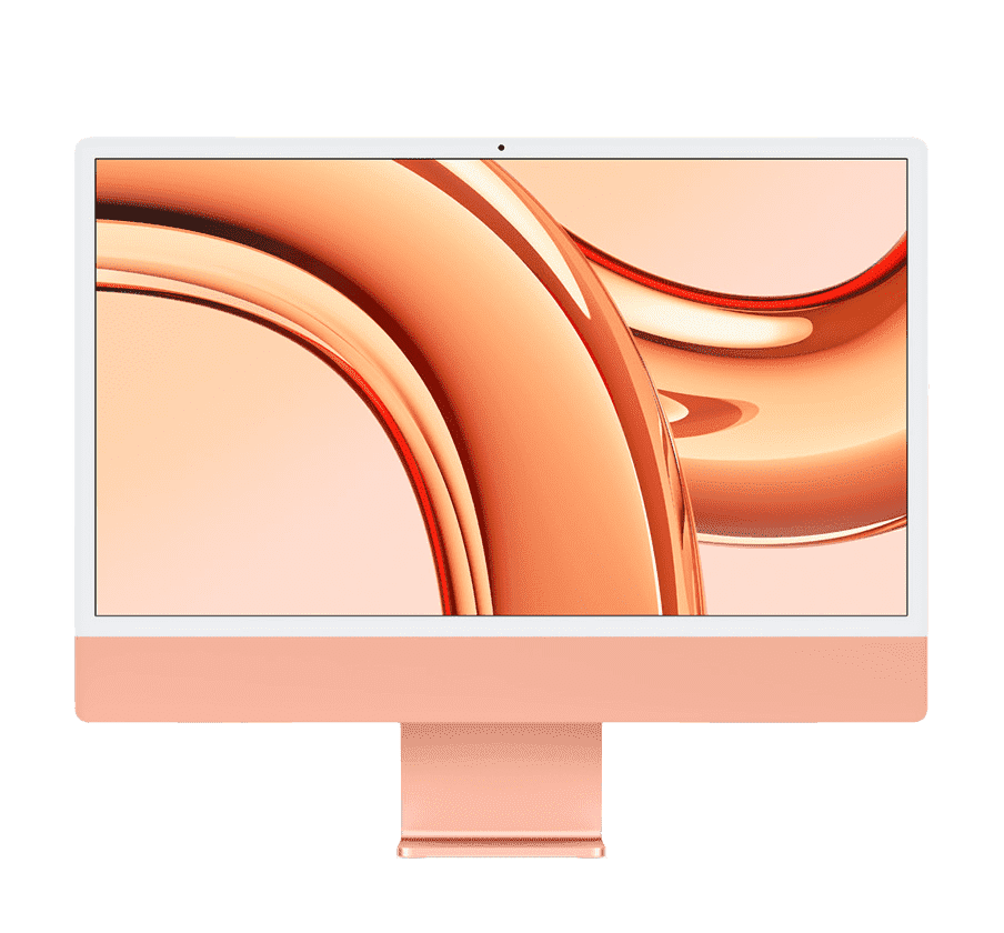 iMac 24-inch 2023 Orange M3 / 8GB / 256GB or 512GB / GPU 10-core / Retina 4.5K