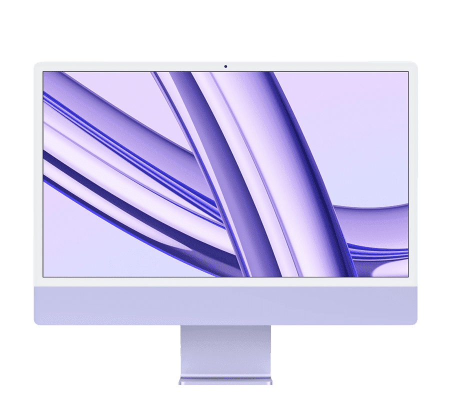 iMac 24-inch 2023 Purple M3 / 8GB / 256GB or 512GB / GPU 10-core / Retina 4.5K