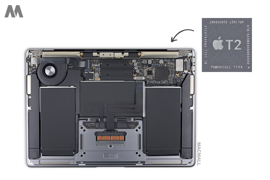 Chip bảo mật Apple T2 trên MacBook Air 2020
