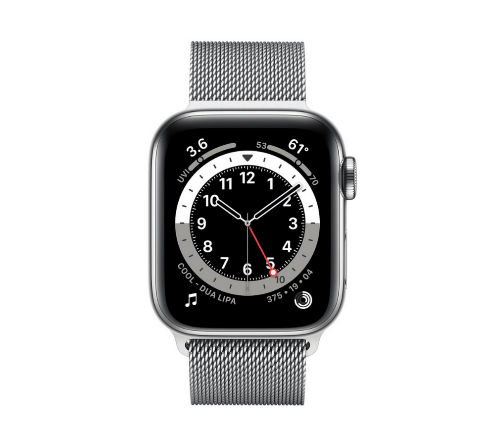 Apple Watch Series 6 Stainless Steel (Thép) Silver 44 mm LTE