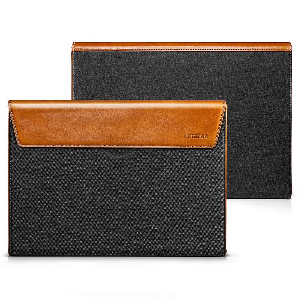 Túi Chống Sốc Tomtoc (USA) Premium Leather For MacBook 13" Gray