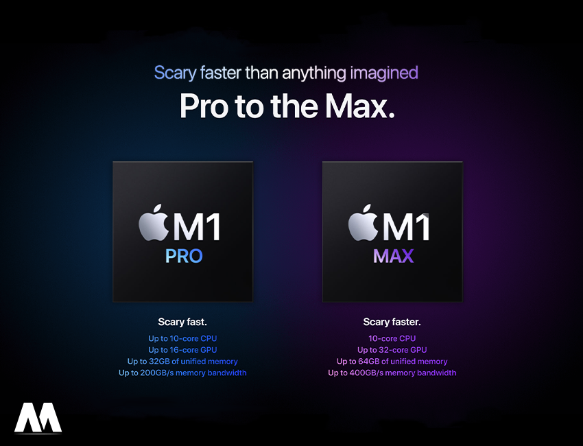 MacBook Pro 14 inch 2021 chip M1 Pro và chip M1 Max